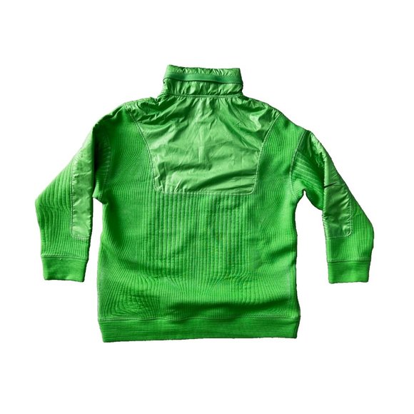 Nike CV0303 City Ready 1/4 Zip Jacket Tuck Away Hood Bright Green ( L ) - Picture 6 of 8